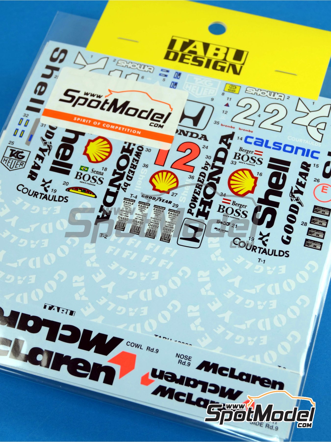 McLaren Honda MP4/6 McLaren Racing Limited Team sponsored by Marlboro - FIA  Formula 1 World Championship 1991. Marking / livery in 1/12 scale manufact